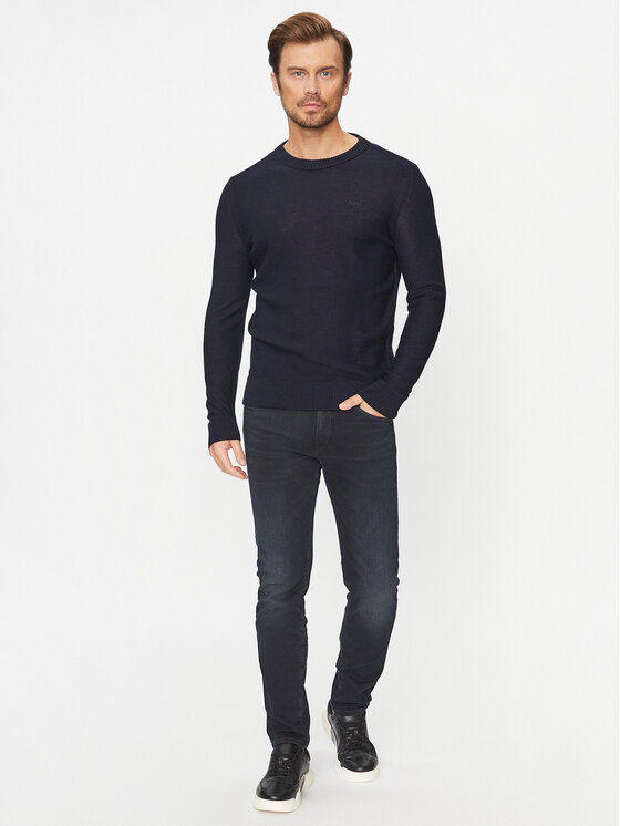 BOSS Boss Pullover Avac_C 50501762 Dunkelblau Regular Fit