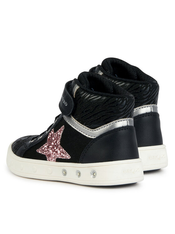 Geox Geox Tenisice J Skylin Girl J368WG 0BJDH C9231 DD Crna