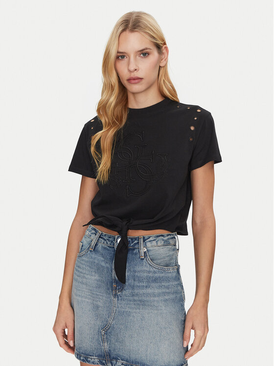 Guess Guess T-Shirt W5GI18 I3Z14 Černá Regular Fit