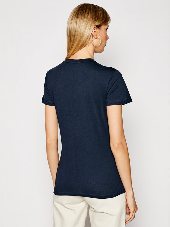 Tommy Hilfiger Tommy Hilfiger Tricou WW0WW22043 Bleumarin Regular Fit