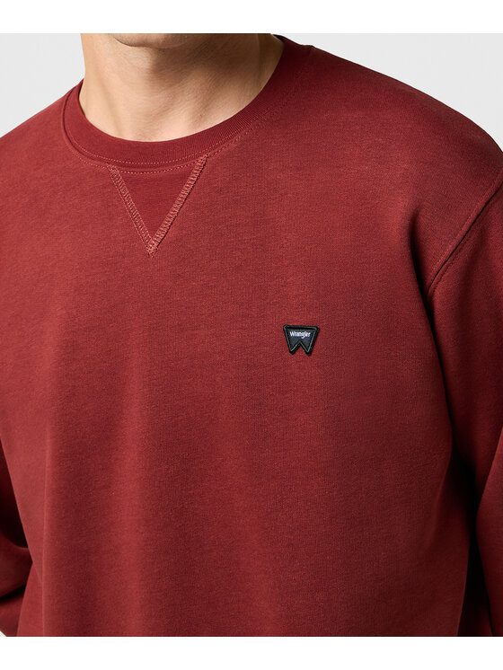 Wrangler Wrangler Felpa 112371464 Bordeaux Regular Fit