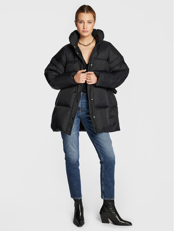 IRO IRO Geacă din puf Querra AR030 Negru Regular Fit