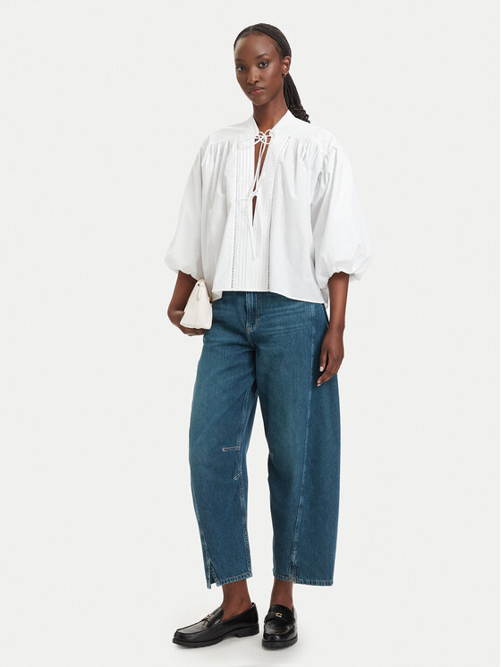 BOSS BOSS Traperice Diana 50564404 Plava Relaxed Fit