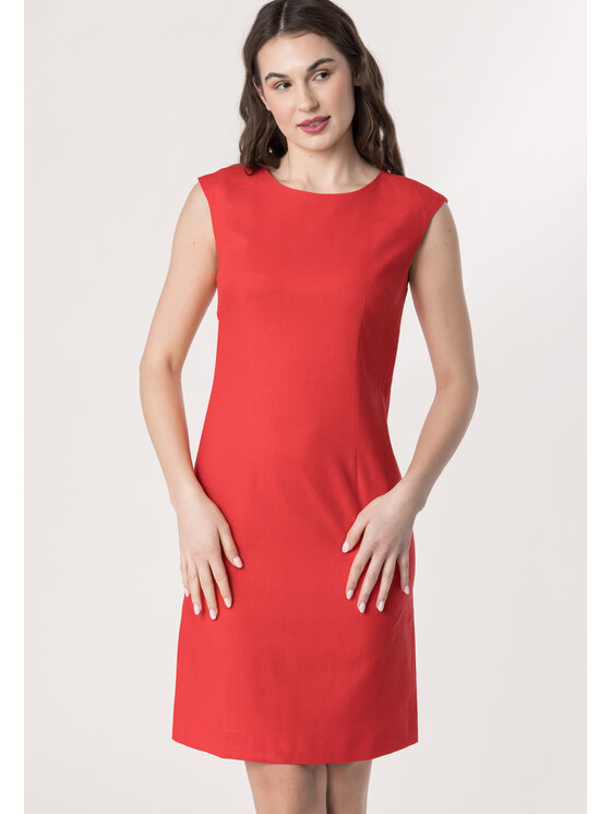 QUIOSQUE QUIOSQUE Každodenné šaty 4UB023 Červená Regular Fit