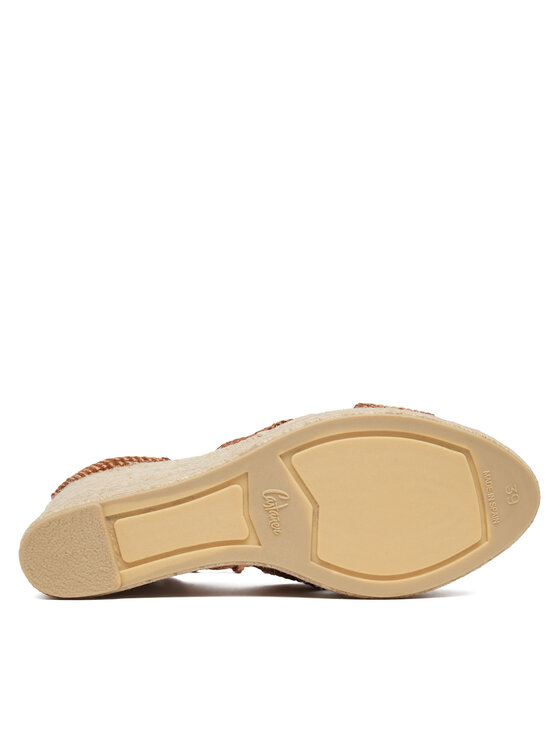 Castañer Castañer Espadryle Becca/8ED/298 Brązowy