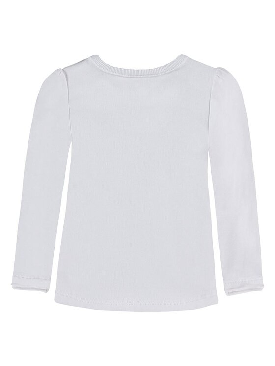 Kanz Kanz Bluzka 1712963-1000 Biały Basic Fit