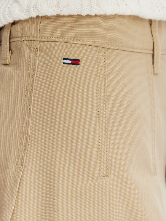 Tommy Jeans Tommy Jeans Πλισέ φούστα DW0DW23149 Μπεζ Regular Fit
