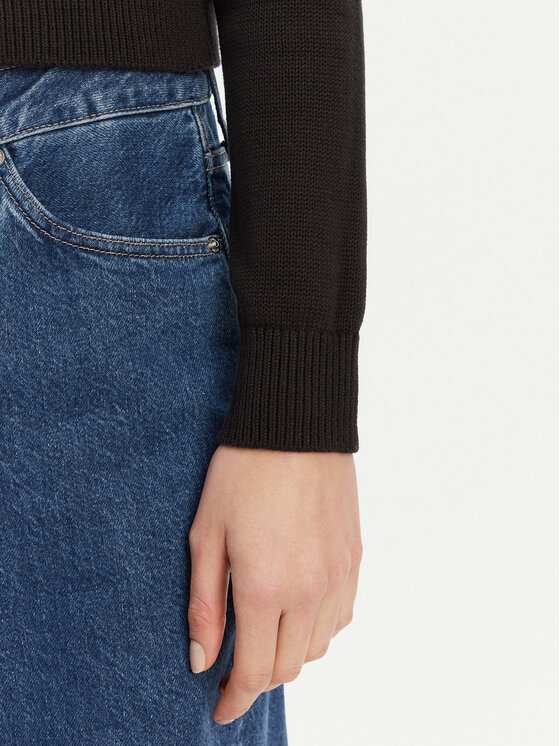 Tommy Jeans Tommy Jeans Πουλόβερ Center Flag DW0DW19335 Μαύρο Regular Fit