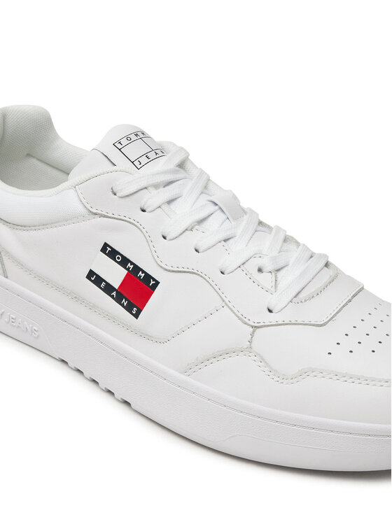 Tommy Jeans Tommy Jeans Sneakers Tjm Cupsole Leather Ess EM0EM01443 Alb