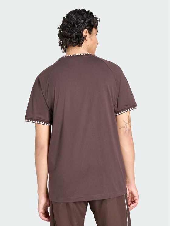 adidas adidas T-Shirt 161976 Brązowy Slim Fit