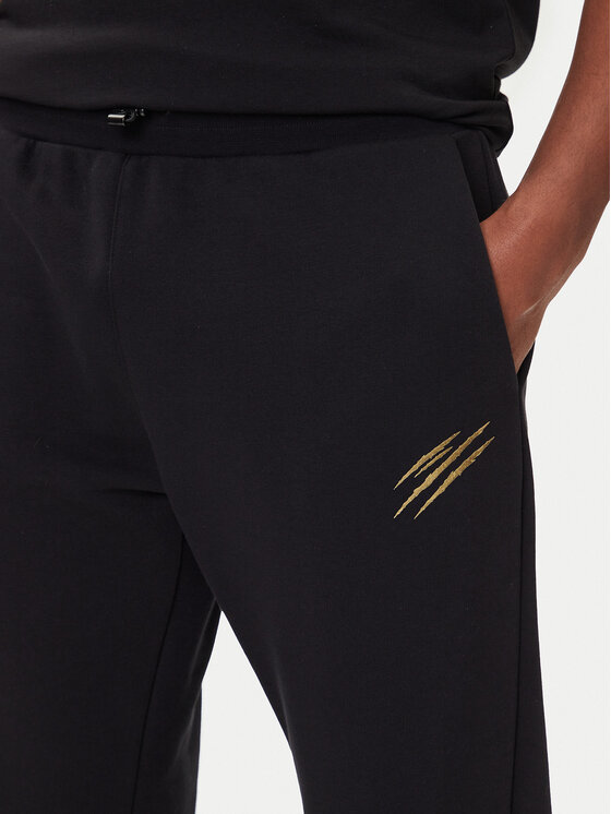 Plein Sport Plein Sport Jogginghose PAEC MJT2607 STE003N Schwarz Regular Fit