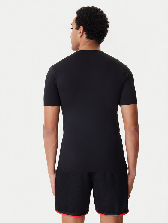 Reebok Reebok Tehnička majica RK25599CCM Crna Slim Fit