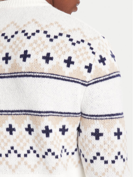 Guess Guess Sweter M5BR61 Z4142 Écru Regular Fit