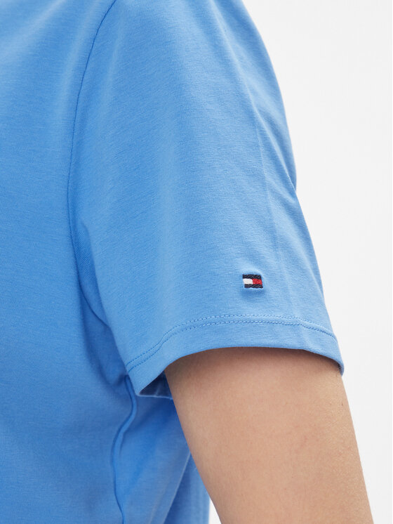 Tommy Hilfiger Tommy Hilfiger Tricou 1985 WW0WW37877 Albastru Regular Fit