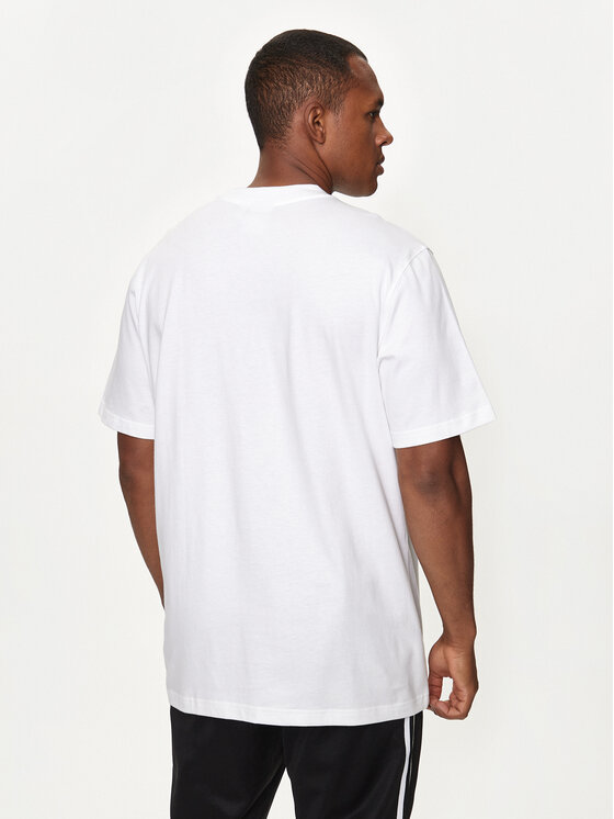 adidas adidas Póló Flames Logo IS2944 Fehér Loose Fit