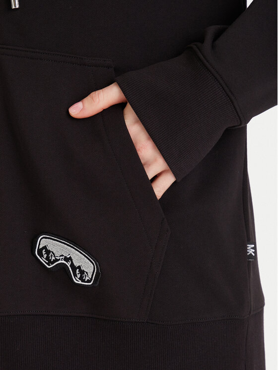 MICHAEL Michael Kors MICHAEL Michael Kors Світшот MF551WQ4MY Чорний Relaxed Fit