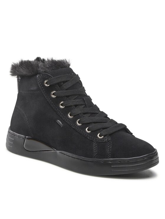 Geox Geox Šnurovacia obuv D Lauressa A D2624A 02202 C9999 Čierna