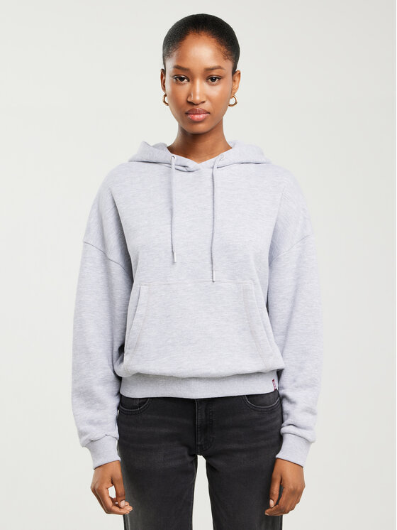 BIG STAR BIG STAR Bluza SUSANA Szary Basic Fit