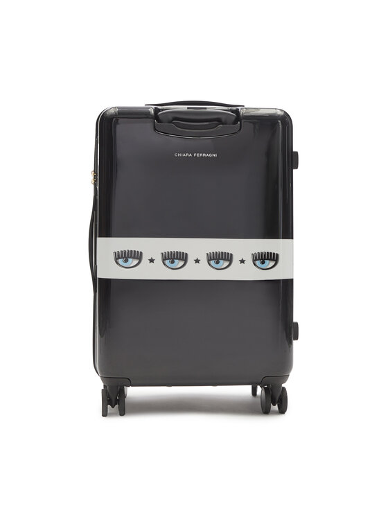 Chiara Ferragni Chiara Ferragni Vidējs koferis 76SB0LA2 Melns