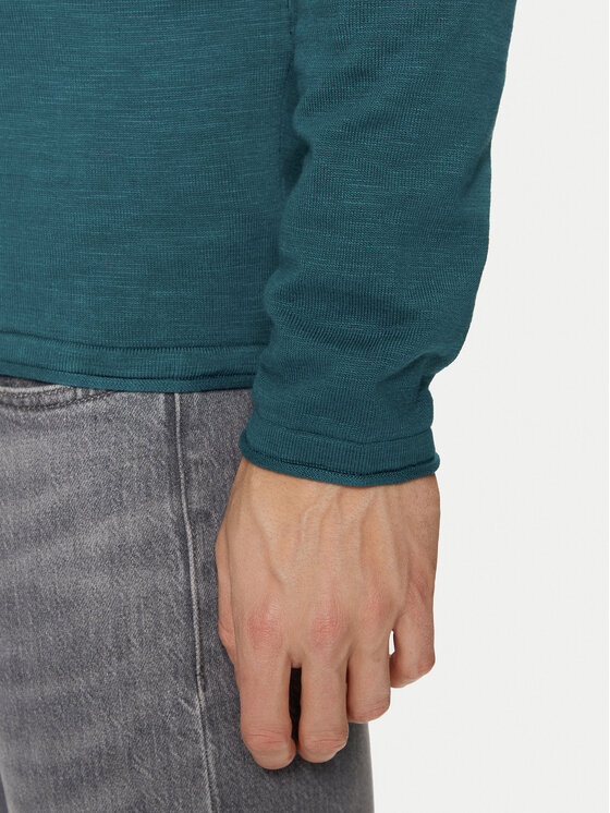 s.Oliver s.Oliver Majica z dolgimi rokavi 2150762 Zelena Regular Fit