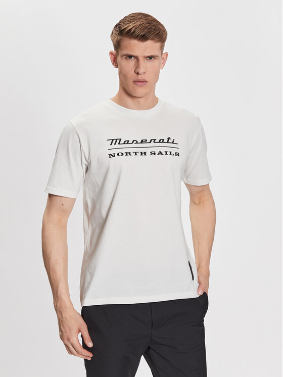 North Sails T shirt Maserati 453014 Bijela Regular Fit Modivo hr