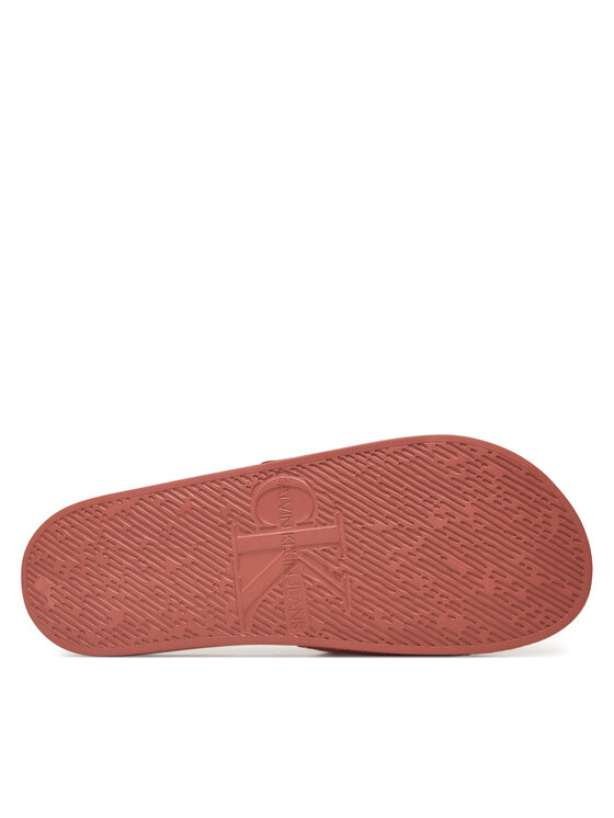 Calvin Klein Jeans Calvin Klein Jeans Şlapi Slide Monogram Cv YM0YM01271 Coral