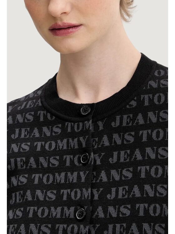Tommy Jeans Tommy Jeans Cardigan DW0DW22030 Nero Casual Fit