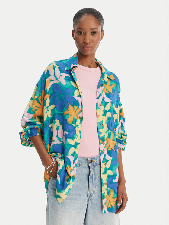 Billabong Billabong Košile Summer Love EBJX603004 Modrá Oversize