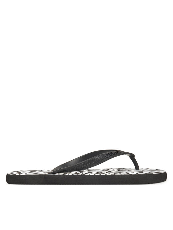 Guess Guess Šlepetės per pirštą F5GZ07 BB00H Juoda