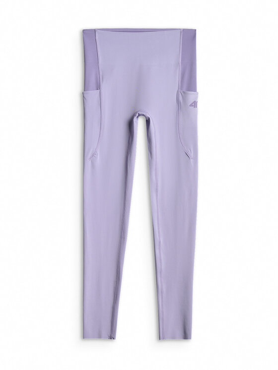 4F 4F Legginsy SOLAR PUNK Fioletowy Slim Fit