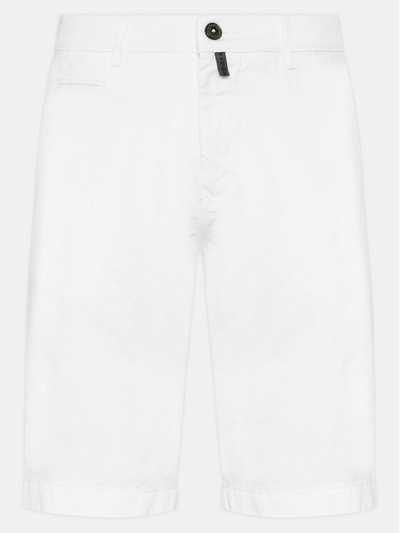 Pierre Cardin Pierre Cardin Шорти з тканини C3 34770/000/5002 Écru Regular Fit