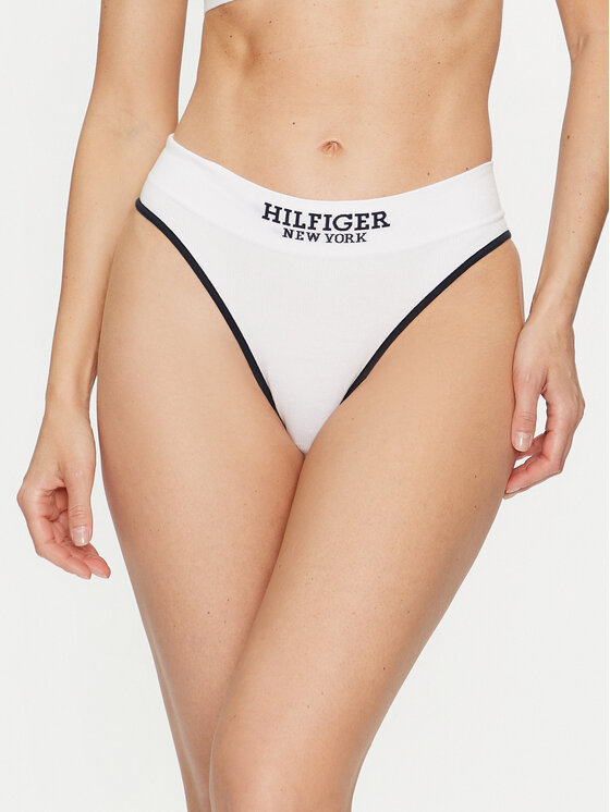 Tommy Hilfiger Klasické nohavičky UW0UW05339 Biela