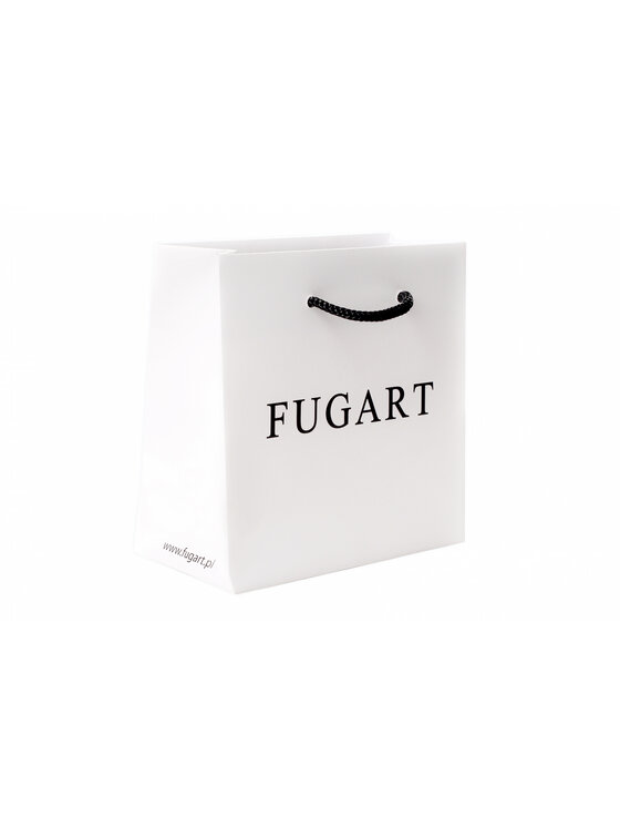 Fugart Fugart Naszyjnik Zawieszka z białego złota ze szmaragdem i brylantem FZ182-B585-SZ0.40/0.12 Biały