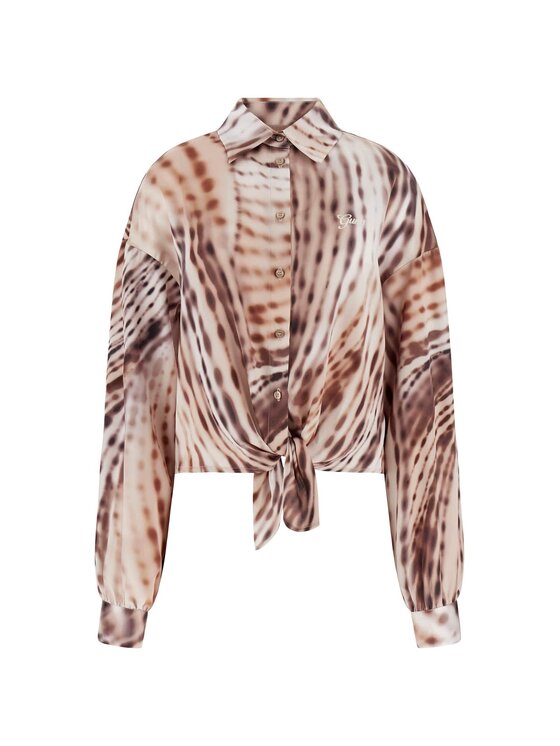Guess Guess Top 172935 Hnědá Classic Fit