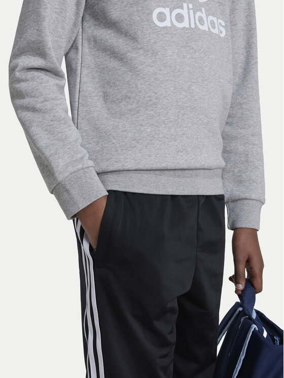 adidas adidas Bluza Trefoil IY7436 Szary Regular Fit