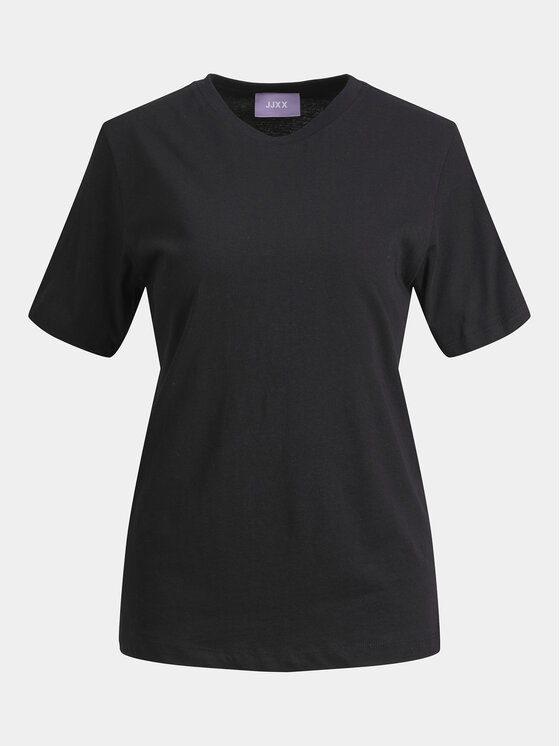 JJXX JJXX Tričko Anna 12200182 Čierna Regular Fit