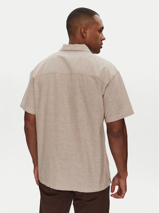 Jack & Jones Jack & Jones Koszula Breeze Resort 12268967 Beżowy Relaxed Fit