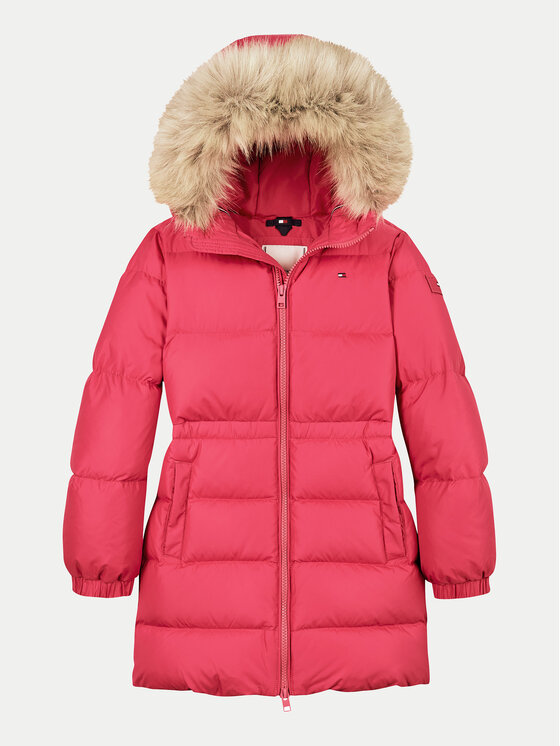 Tommy Hilfiger Tommy Hilfiger Pernata jakna KG0KG07805 M Ružičasta Regular Fit