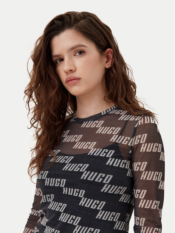 HUGO HUGO Vsakodnevna obleka HUGO-50534848 Siva Regular Fit