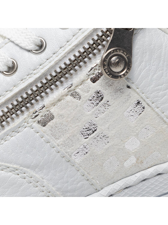 Rieker Rieker Sneakersy N4322-80 Bílá