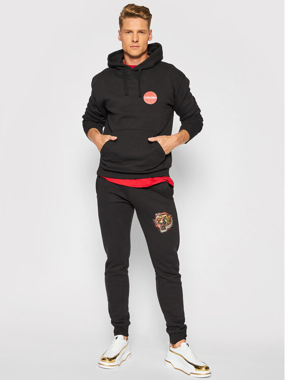 Felpa Tiger Nero Regular Fit