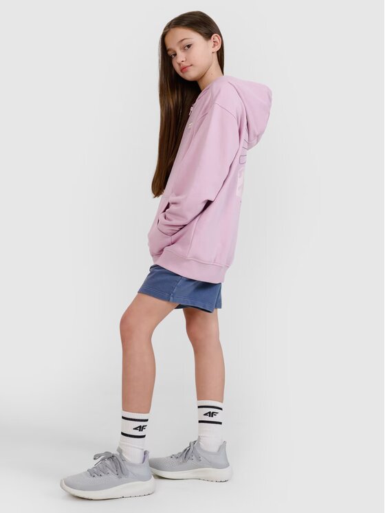 4F 4F Μπλούζα 4FJWspring_summer_2025TSWSF1482 Ανοιχτό μοβ Loose Fit