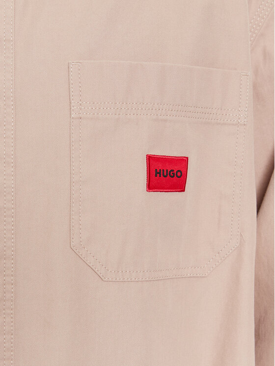 HUGO Hugo Hemd Erato 50500199 Beige Oversize