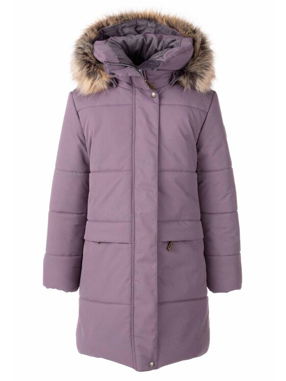 Lenne Lenne Płaszcz 22365-6041 Fioletowy Basic Fit