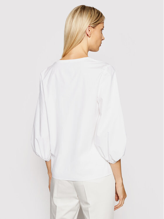 Marella Marella Bluzka Master 31111612 Biały Straight Fit