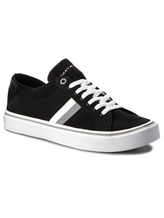 Tommy Hilfiger Tennis Lightweight Corporate Sneaker FM0FM01619 Noir Modivo