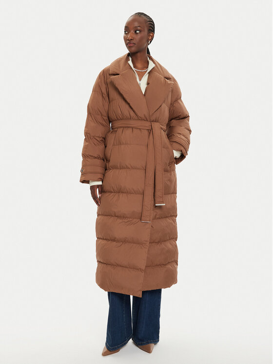 PINKO Giubbotto invernale Taccuino 103829 A0L5 Marrone Regular Fit, taglia : 46