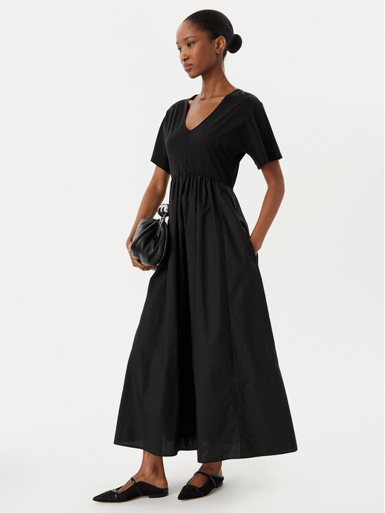 Weekend Max Mara Weekend Max Mara Ikdienas kleita Brozno 2515621082 Melns Relaxed Fit