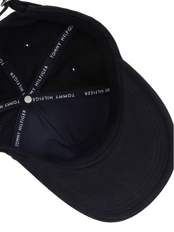 Tommy Hilfiger Tommy Hilfiger Czapka z daszkiem Th Seasonal Preppy Logo Cap AM0AM13161 Granatowy