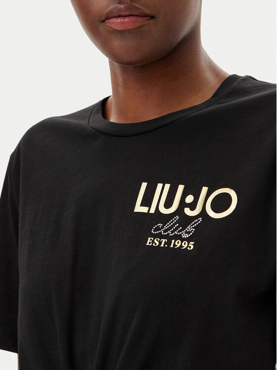 Liu Jo Liu Jo Tricou WA5139 JS923 Negru Regular Fit